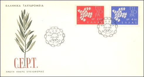 Griekenland Europa, 1961