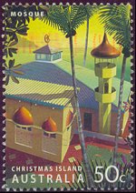 Postzegel Christmas eiland