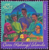 Postzegel Cocos eilanden