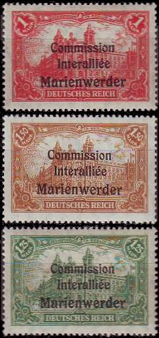 Marienwerder postzegels
