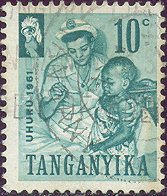 Postzegel Tanganyika