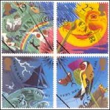 Het weer postzegels Groot-Brittannië 2001