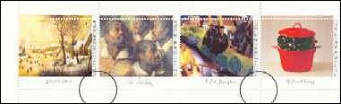 200 jaar Musea voor Schone Kunsten postzegels België 2001