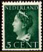 Koningin wilhelmina - Uitgegeven van 1 april 1940 tot 1 februari 1947