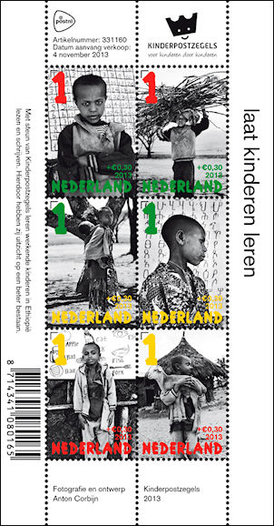 Kinderzegels Nederland 2013