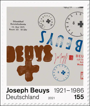 Joseph Beuys op postzegel