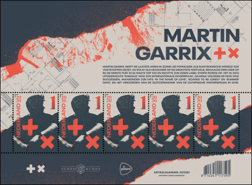 Martin Garrix op postzegel