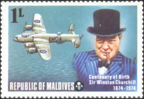 Winston Churchill op de Malediven