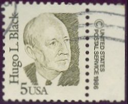 USA Hugo Black met drukkersmerk