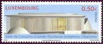 Concerthal op postzegel