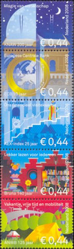 Jubileumpostzegels 2008