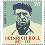 Heinrich Böll op Duitse postzegel