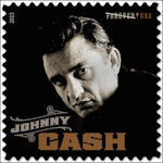 Postzegel Johnny Cash